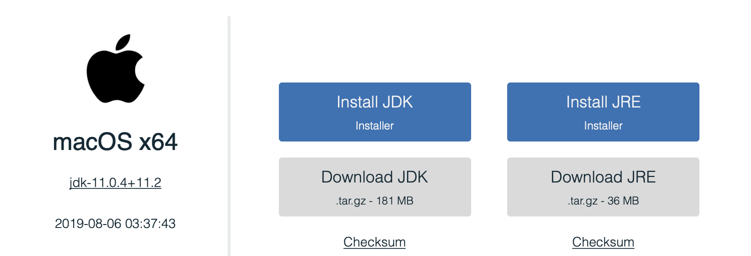 jre 8 download mac